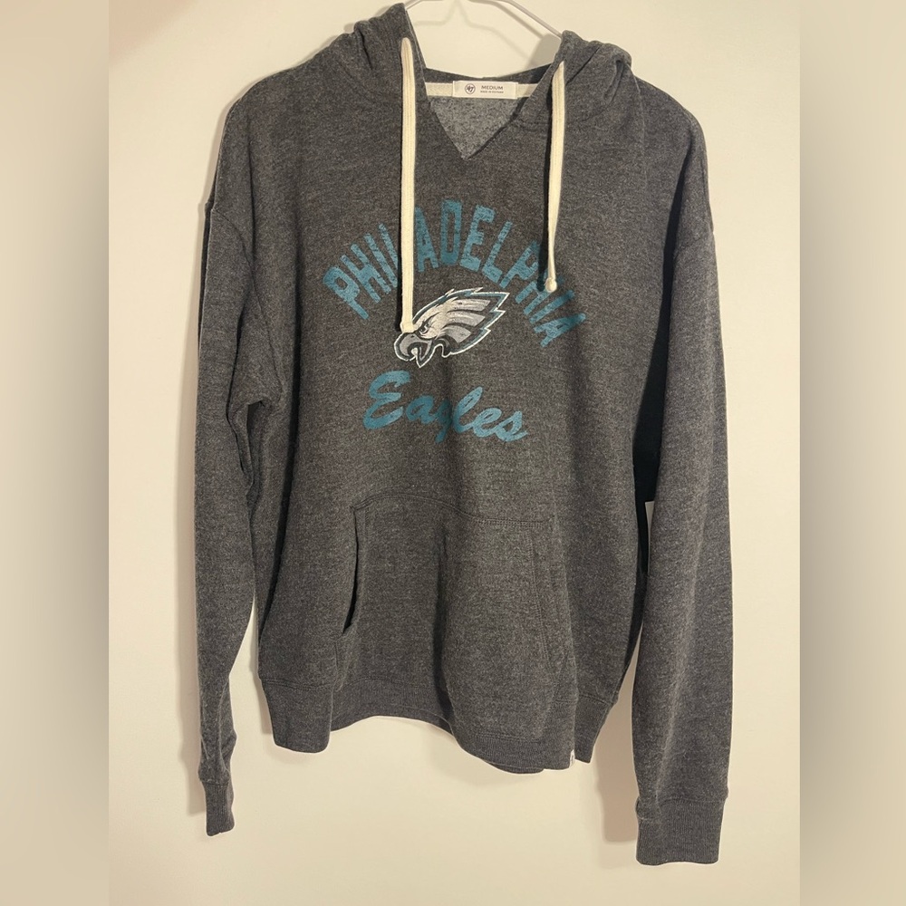 NWT Gray Philadelphia Eagles Hoodie Sweatshirt